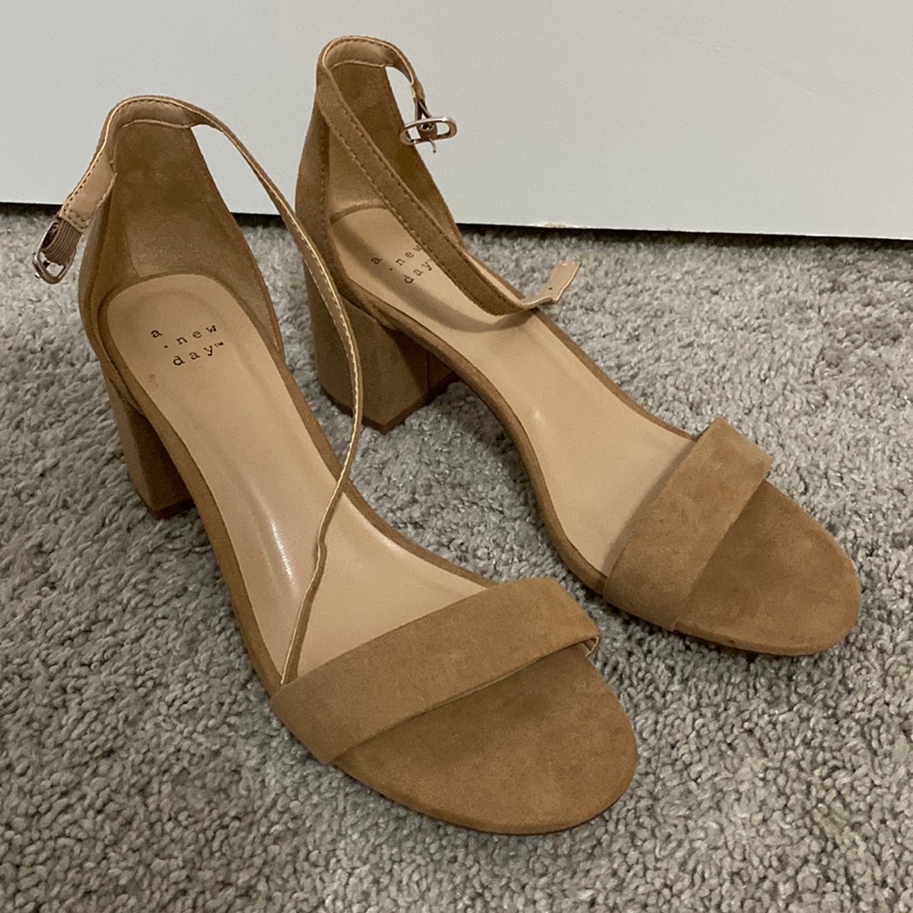 A New Day suede heels